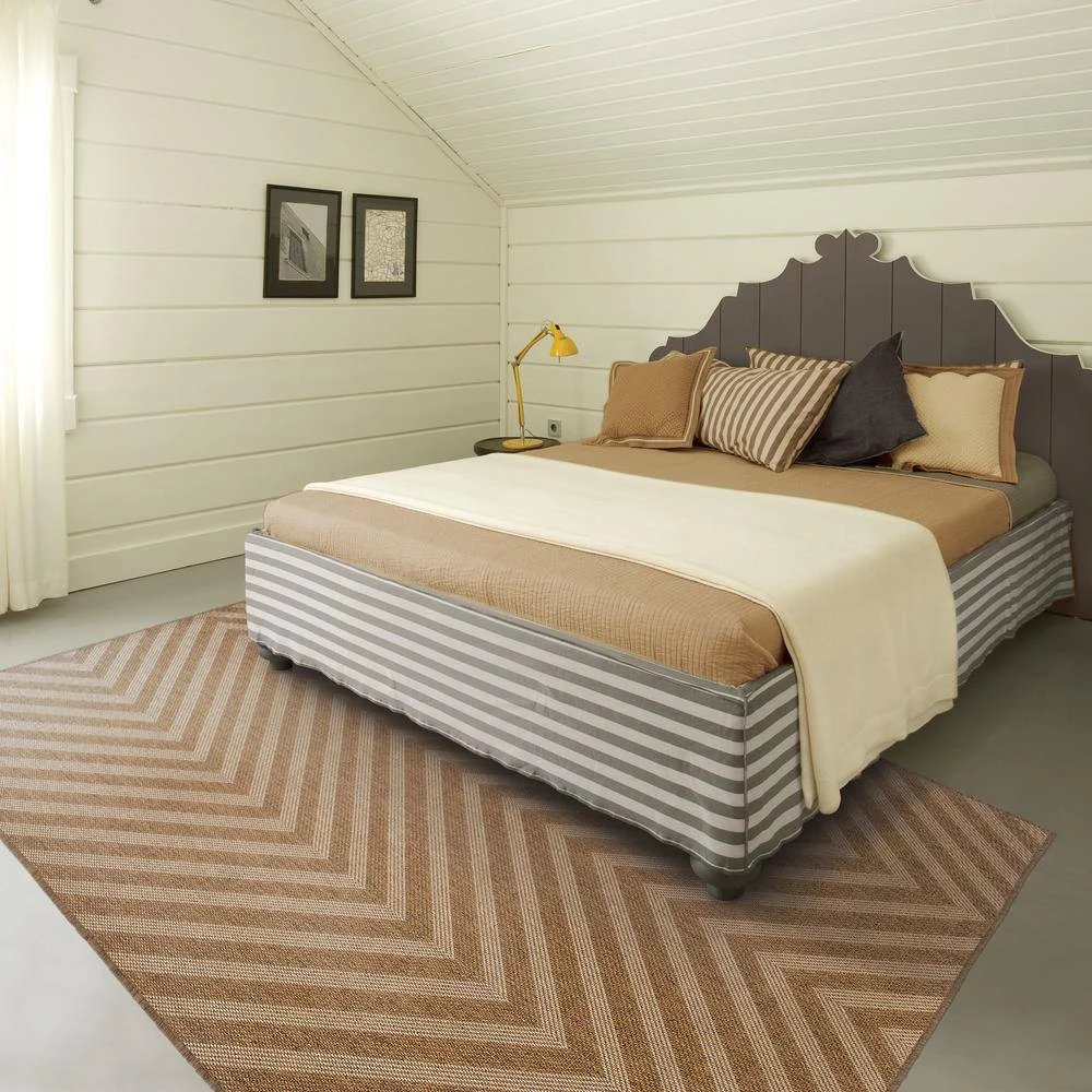 Cayman Natural 7 ft. x 10 ft. Indoor/Outdoor Area Rug by Home Decorators Collection 10 Cayman Natural 7 ft. x 10 ft. Indoor/Outdoor Area Rug by Home Decorators Collection - Image 10