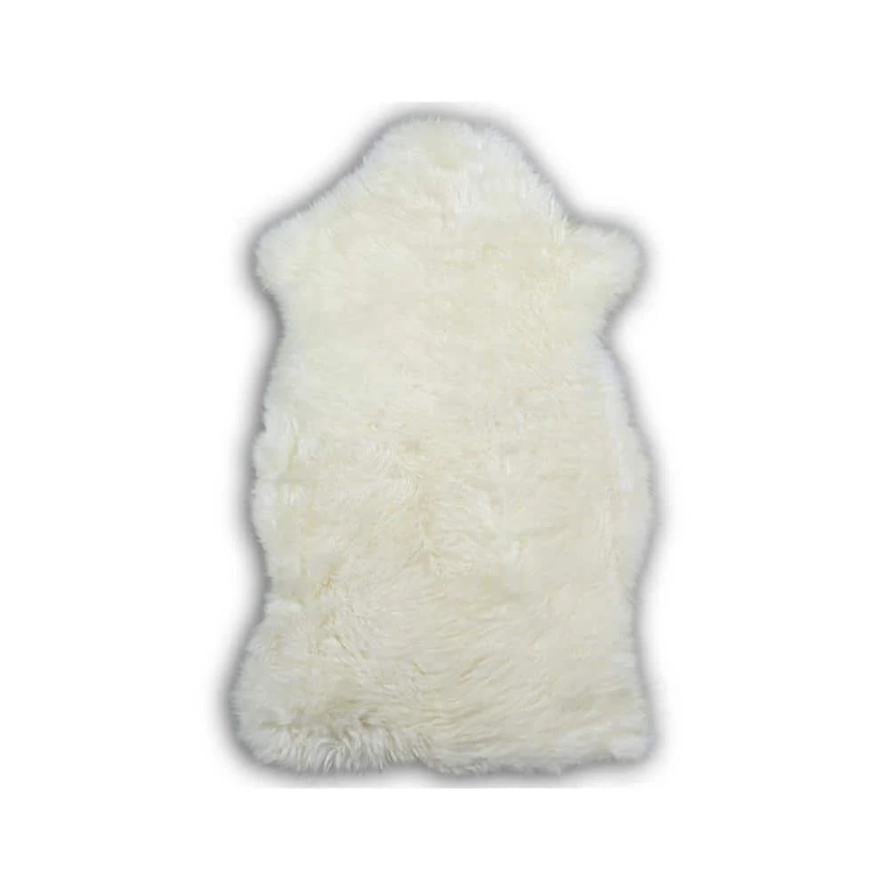 Unshorn Sheepskin White 2 ft. x 3 ft. Animal Shape Area Rug by Home Decorators Collection 1 Unshorn Sheepskin White 2 ft. x 3 ft. Animal Shape Area Rug by Home Decorators Collection