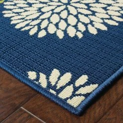 Aster Navy 5 ft. x 8 ft. Area Rug by Home Decorators Collection -Floorzy Sales Shop navy home decorators collection outdoor rugs 0931140320 1f 1000
