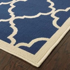 Newport Navy 5 ft. x 8 ft. Area Rug by Home Decorators Collection -Floorzy Sales Shop navy home decorators collection outdoor rugs 2168530320 1d 1000