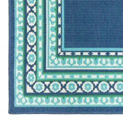 Tonga Navy 8 ft. x 11 ft. Indoor/Outdoor Area Rug by Home Decorators Collection -Floorzy Sales Shop navy home decorators collection outdoor rugs 9526850320 44 1000