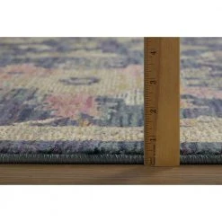 Greta Navy/Rust 7 ft. 10 in. x 10 ft. Oriental Polyester Area Rug by Home Decorators Collection -Floorzy Sales Shop navy rust home decorators collection area rugs 885369572685 1d 1000