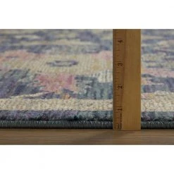 Greta NAVY / RUST 2 ft. 7 in. x 4 ft. Abstract Polyester Area Rug by Home Decorators Collection -Floorzy Sales Shop navy rust home decorators collection area rugs 885369576225 1d 1000
