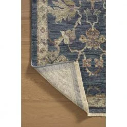 Greta NAVY / RUST 3 ft. 7 in. x 5 ft. 7 in. Oriental Polyester Area Rug by Home Decorators Collection -Floorzy Sales Shop navy rust home decorators collection area rugs 885369576249 66 1000