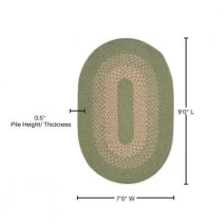 Portland Palm 7 ft. x 9 ft. Braided Oval Area Rug by Home Decorators Collection -Floorzy Sales Shop palm home decorators collection area rugs jk60r084x108 76 1000