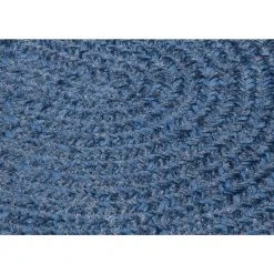 Dover Chenille Petal Blue 6 ft. x 9 ft. Oval Braided Area Rug by Home Decorators Collection -Floorzy Sales Shop petal blue home decorators collection area rugs 3354125310 c3 1000