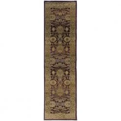 Poise Plum 3 ft. x 9 ft. Runner Rug by Home Decorators Collection