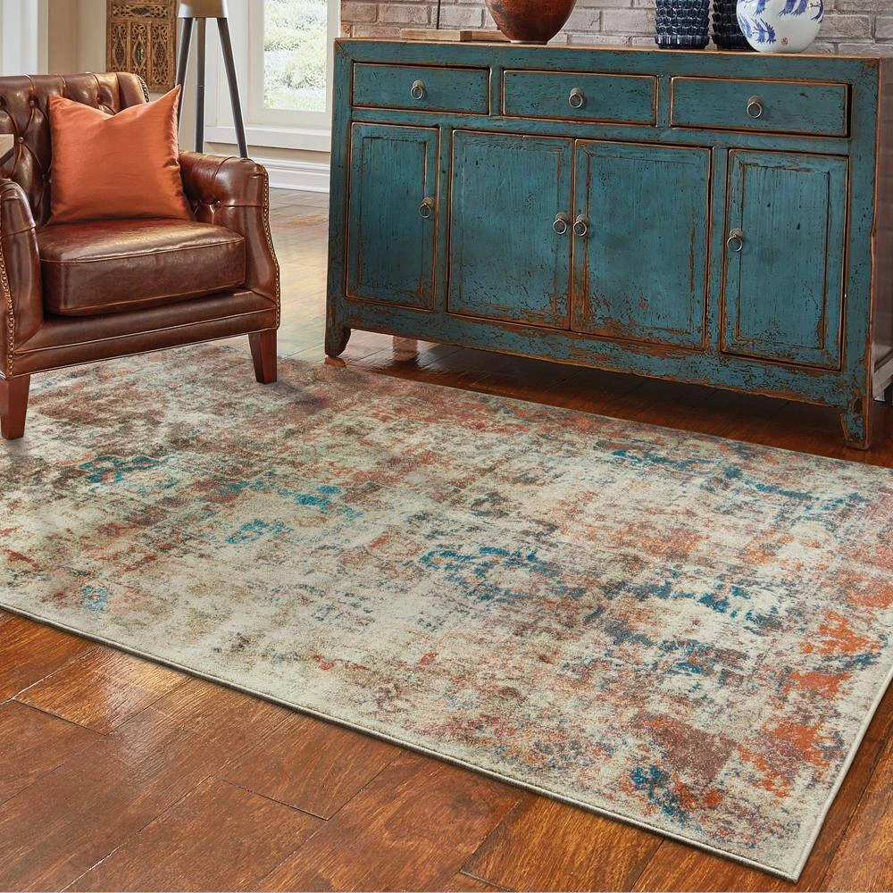 Conrad Pumpkin 8 ft. x 11 ft. Area Rug by Home Decorators Collection 2 Conrad Pumpkin 8 ft. x 11 ft. Area Rug by Home Decorators Collection - Image 2