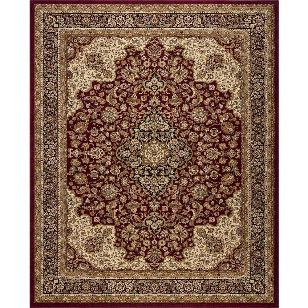 Silk Road Red 8 ft. x 10 ft. Medallion Area Rug by Home Decorators Collection 1 Silk Road Red 8 ft. x 10 ft. Medallion Area Rug by Home Decorators Collection