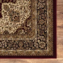 Silk Road Red 8 ft. x 10 ft. Medallion Area Rug by Home Decorators Collection 20 Silk Road Red 8 ft. x 10 ft. Medallion Area Rug by Home Decorators Collection -Floorzy Sales Shop red home decorators collection area rugs 30907 fa 1000