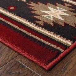 Catskill Red 8 ft. x 11 ft. Area Rug by Home Decorators Collection -Floorzy Sales Shop red home decorators collection area rugs 7035450110 1d 1000