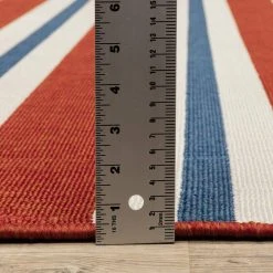 Carlton Red 7 ft. x 10 ft. Indoor/Outdoor Area Rug by Home Decorators Collection -Floorzy Sales Shop red home decorators collection outdoor rugs 9526430110 40 1000