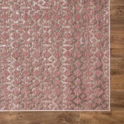 Ikat Rust 5 ft. x 7 ft. Indoor/Outdoor Area Rug by Home Decorators Collection -Floorzy Sales Shop rust home decorators collection outdoor rugs 87305 1d 1000