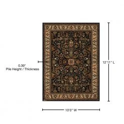Mariah Sapphire 10 ft. x 13 ft. Area Rug by Home Decorators Collection 17 Mariah Sapphire 10 ft. x 13 ft. Area Rug by Home Decorators Collection -Floorzy Sales Shop sapphire home decorators collection area rugs 670689 76 1000