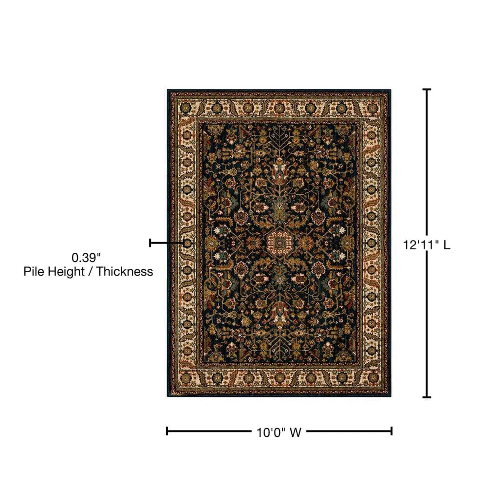 Mariah Sapphire 10 ft. x 13 ft. Area Rug by Home Decorators Collection 8 Mariah Sapphire 10 ft. x 13 ft. Area Rug by Home Decorators Collection - Image 8