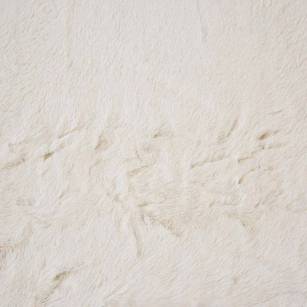 Piper Snow 3 ft. x 5 ft. Sheepskin Solid Polyester Area Rug by Home Decorators Collection 5 Piper Snow 3 ft. x 5 ft. Sheepskin Solid Polyester Area Rug by Home Decorators Collection - Image 5