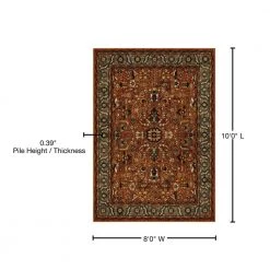 Mariah Spice 8 ft. x 10 ft. Area Rug by Home Decorators Collection -Floorzy Sales Shop spice home decorators collection area rugs 670610 76 1000