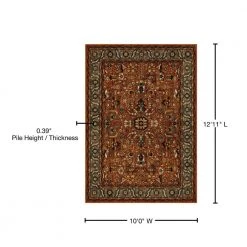 Mariah Spice 10 ft. x 13 ft. Area Rug by Home Decorators Collection -Floorzy Sales Shop spice home decorators collection area rugs 670627 76 1000