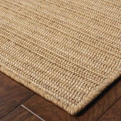 Caicos Tan 2 ft. x 8 ft. Indoor/Outdoor Runner Rug by Home Decorators Collection -Floorzy Sales Shop tan home decorators collection outdoor rugs 1322460810 c3 1000