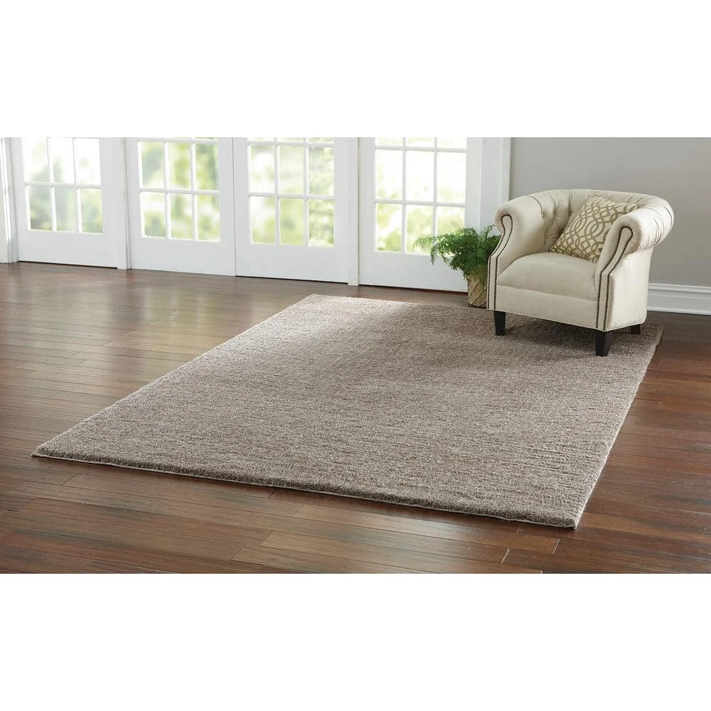 Ethereal Shag Taupe 7 ft. x 10 ft. Indoor Area Rug by Home Decorators Collection 9 Ethereal Shag Taupe 7 ft. x 10 ft. Indoor Area Rug by Home Decorators Collection - Image 9