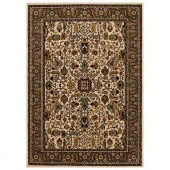 Mariah Vanilla 4 ft. x 6 ft. Area Rug by Home Decorators Collection