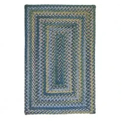 Cabin Whipple Blue 3 ft. x 5 ft. Rectangle Braided Area Rug by Home Decorators Collection