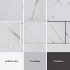 Carrara Matte Rectified 12 in. x 24 in. Porcelain Floor and Wall Tile (13.3 sq. ft. /case) by Home Decorators Collection 12 Carrara Matte Rectified 12 in. x 24 in. Porcelain Floor and Wall Tile (13.3 sq. ft. /case) by Home Decorators Collection -Floorzy Sales Shop white matte home decorators collection porcelain tile chdeaj0212x24 1d 1000