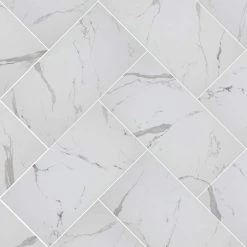 Carrara Matte Rectified 12 in. x 24 in. Porcelain Floor and Wall Tile (13.3 sq. ft. /case) by Home Decorators Collection 16 Carrara Matte Rectified 12 in. x 24 in. Porcelain Floor and Wall Tile (13.3 sq. ft. /case) by Home Decorators Collection -Floorzy Sales Shop white matte home decorators collection porcelain tile chdeaj0212x24 1f 1000
